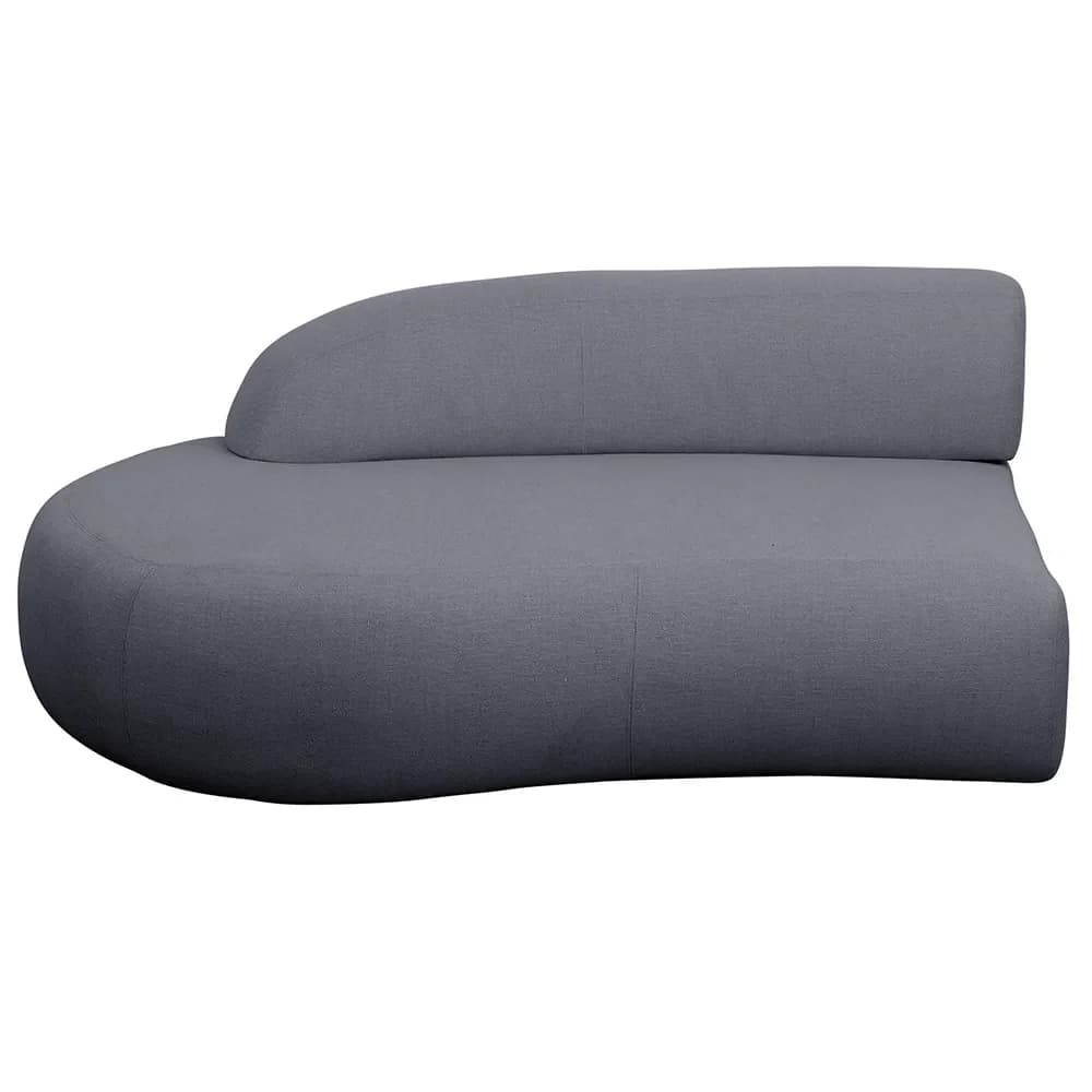 Cane-line, Mellow Sofa Modul rechts mit kurzem Rücken Grey
