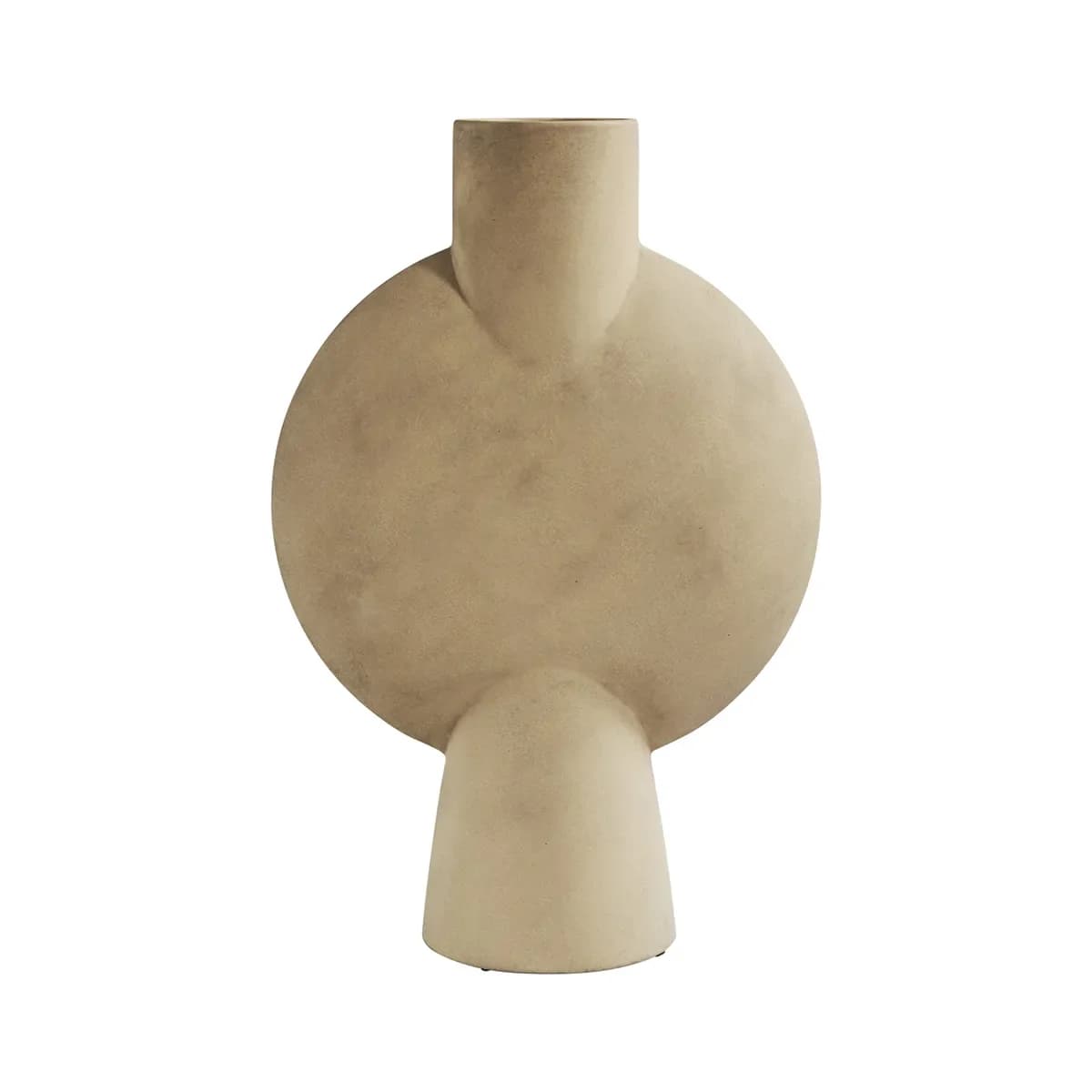 101 Copenhagen, Handbemalte Vase Sphere Bubl Hexa Sand H60 cm