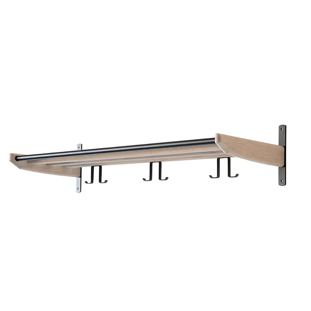 Oscarssons Möbel, Cora Hutablage 90 cm Eiche weiß geölt