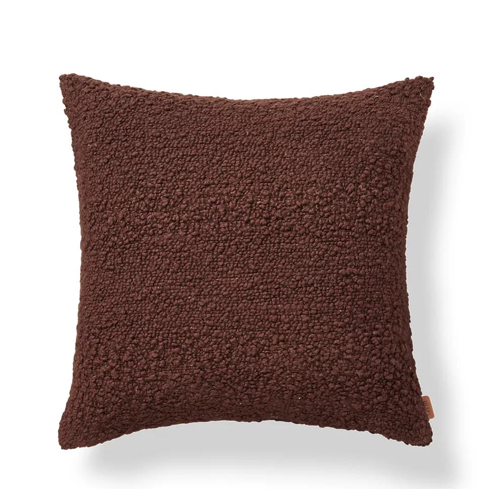 Ferm Living Moor Kissenbezug 50x50 cm Dark pecan