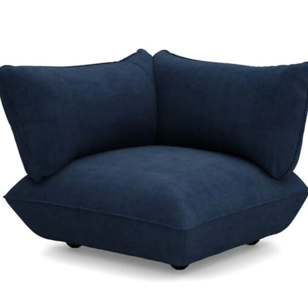 Fatboy, sumo sofaecke rechts cord recycled deep blue
