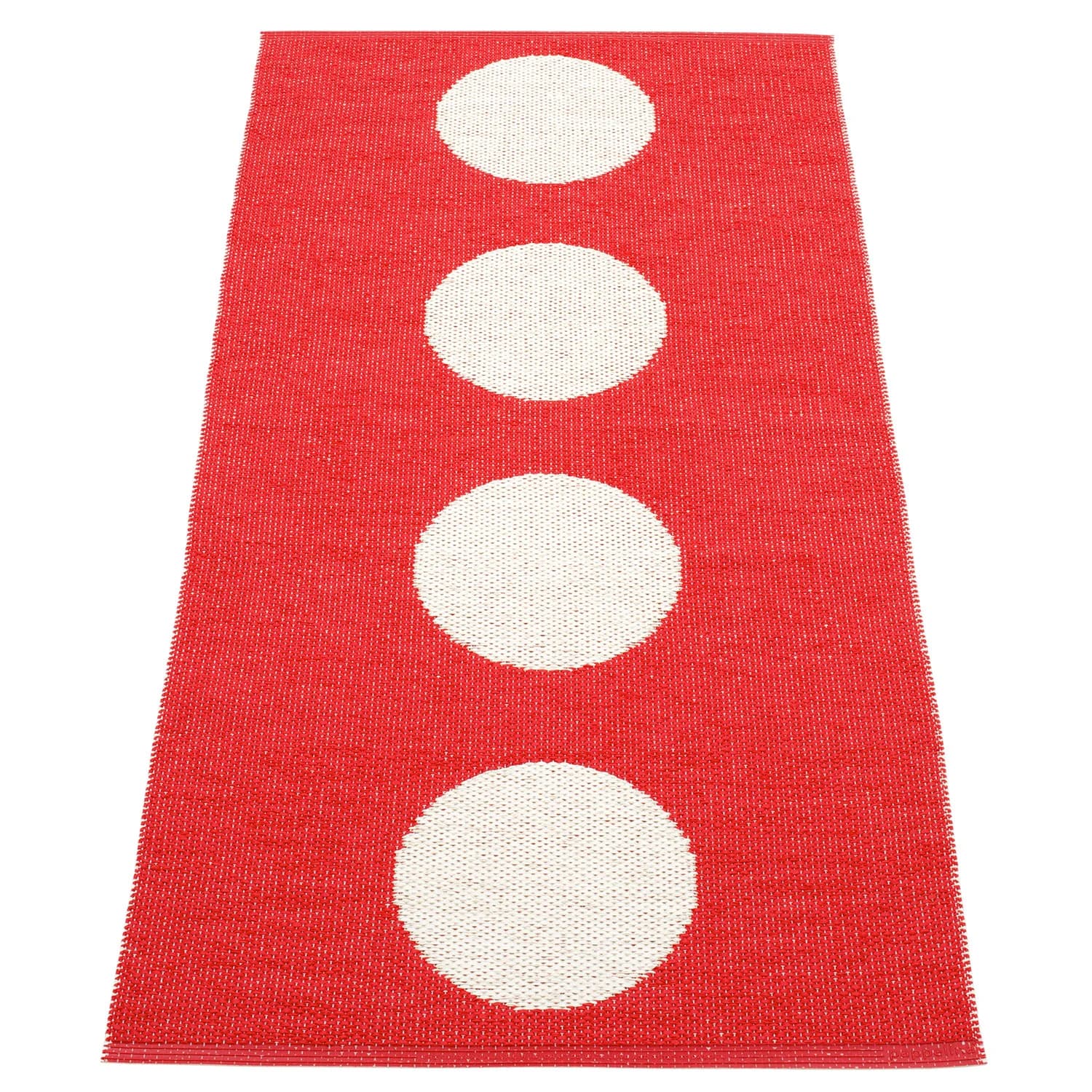 Pappelina, Vera Teppich 70x150 cm red / vanilla