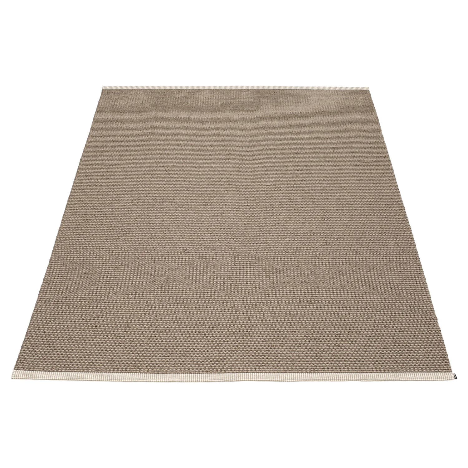Pappelina, Mono Teppich 140x200 cm dark mud / mud