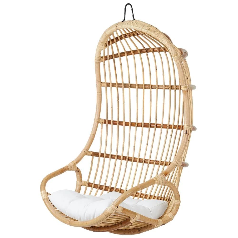 Brafab, Vallda Hänger aus Rattan natur/weiß