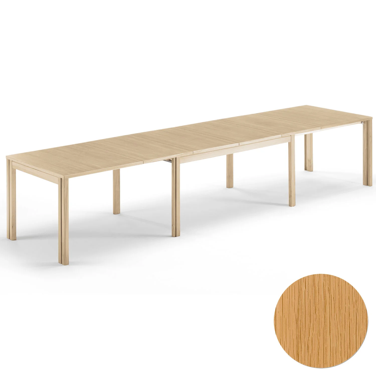 Skovby, Sm23 Tisch Eiche Massiv Naturöl 150-306(358)X90X73Cm