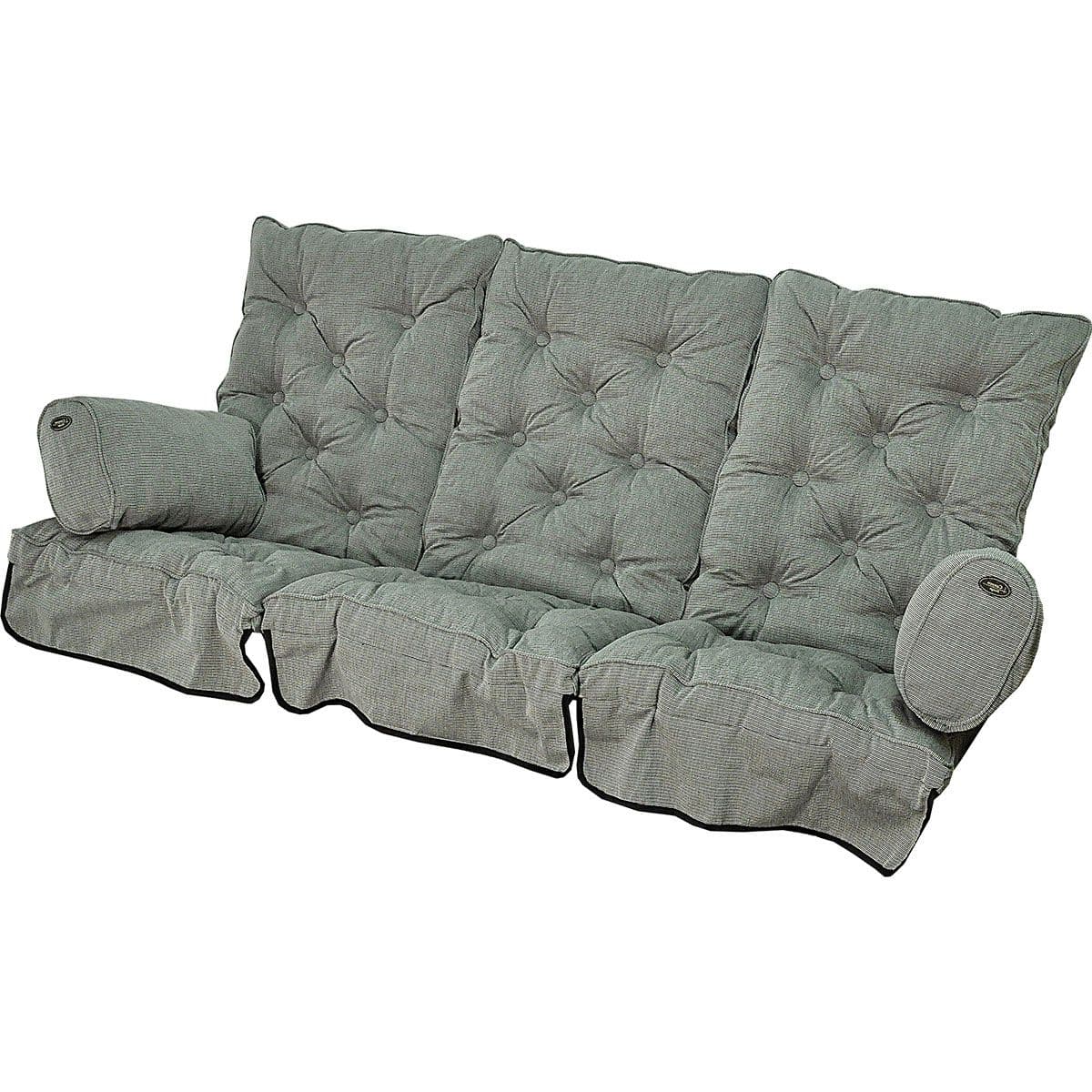 Fritab, Canyon Swing Sofa kissen hohe Struktur dralon Titanium grau