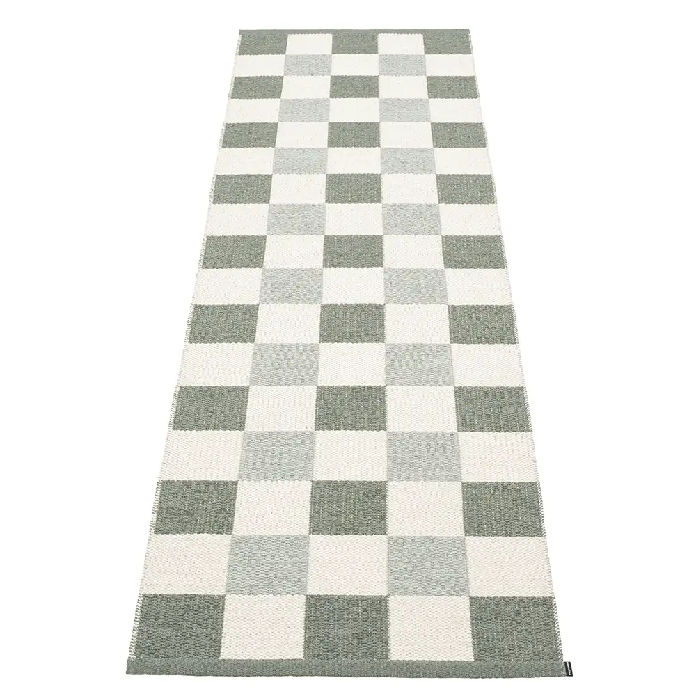 Pappelina, Pix Teppich 70x240 cm Army/Vanilla/Sage