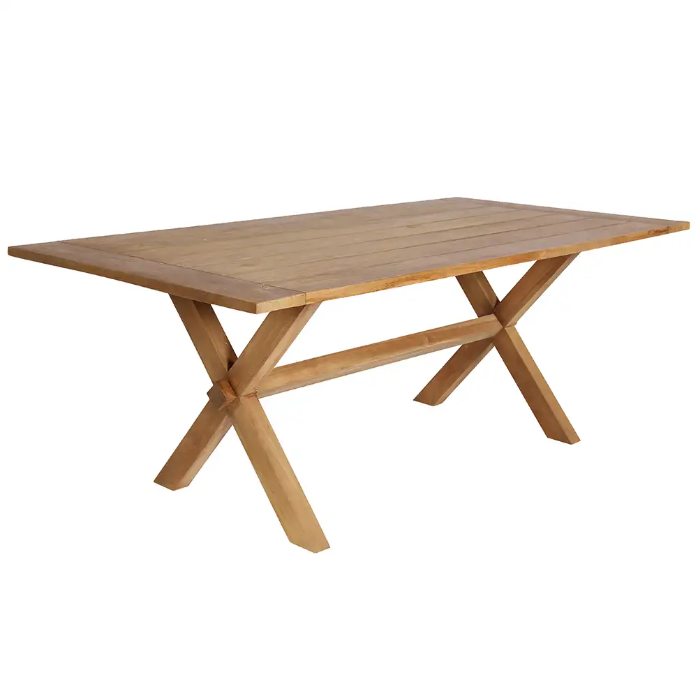 Sika Design, Kolonialer Esstisch 200x100 cm Teak