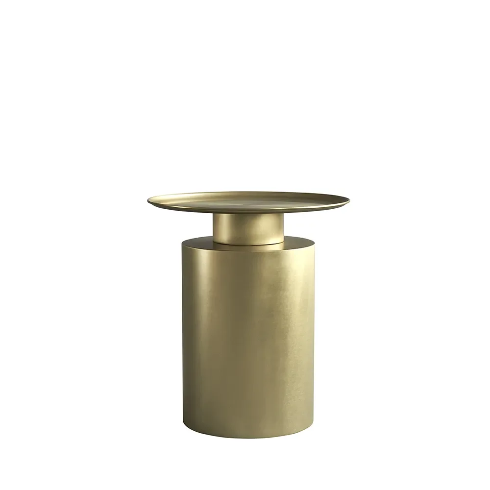 101 Copenhagen, Pillar Couchtisch, hoch – Messing