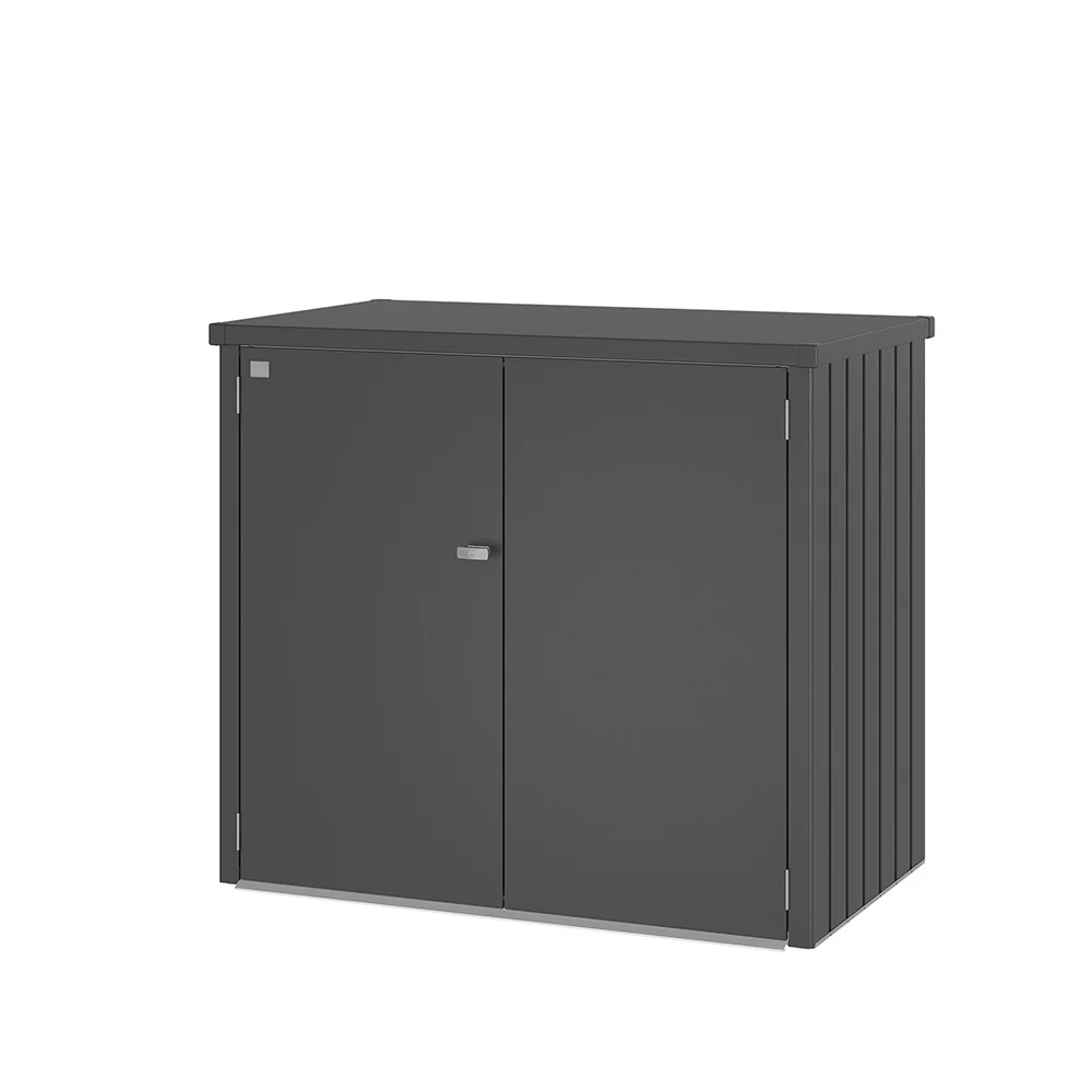 Biohort, Alex Duo Box für Abfalleimer – Metallic-Dunkelgrau