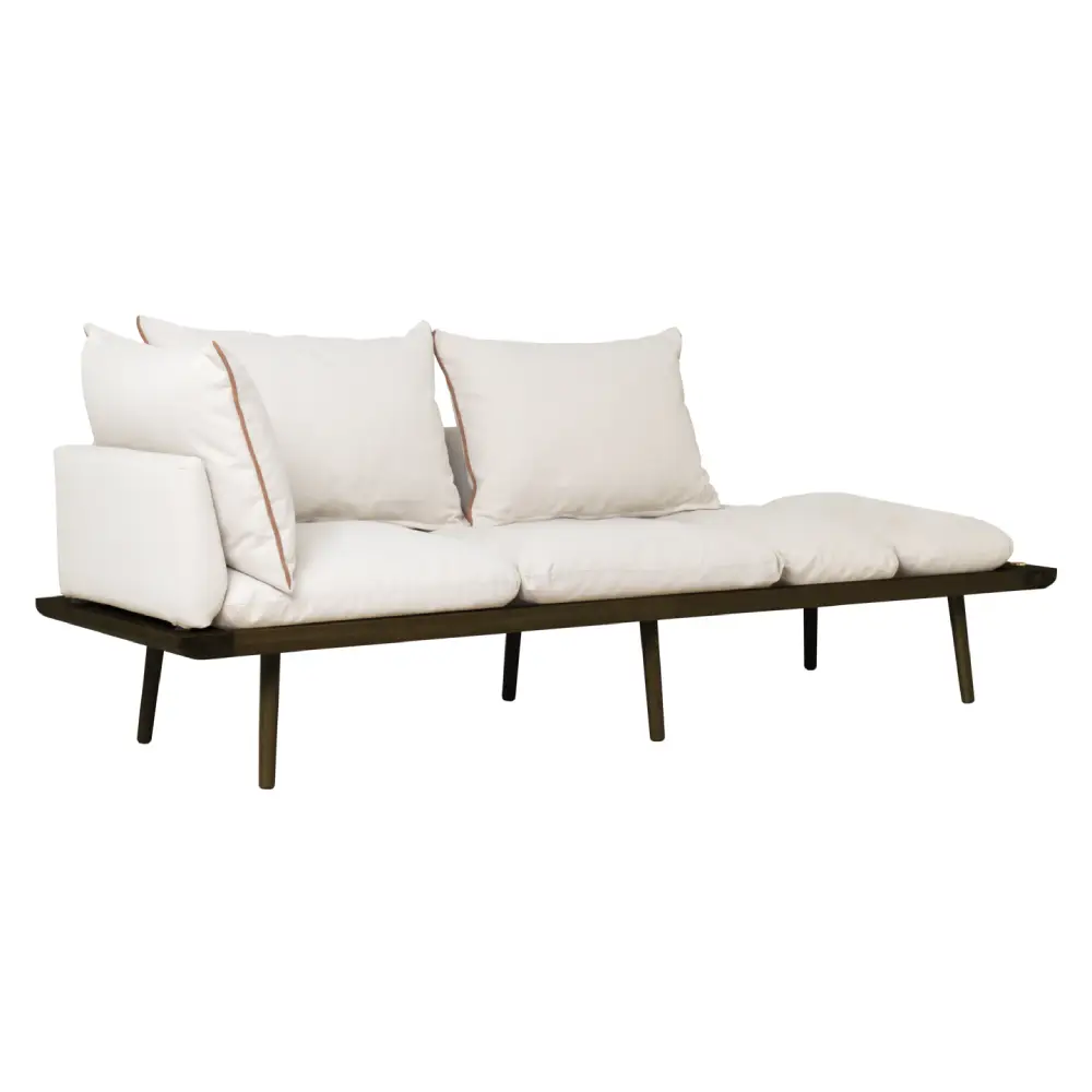 Umage, Lounge Around 3-Sitzer-Sofa Dark Oak/White Sands
