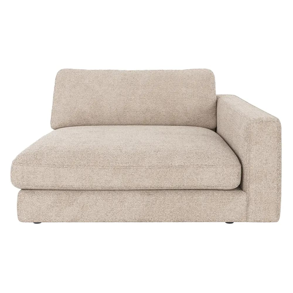Rowico Home, Duncan Chaiselongue rechts Stoff Robin hellgrau