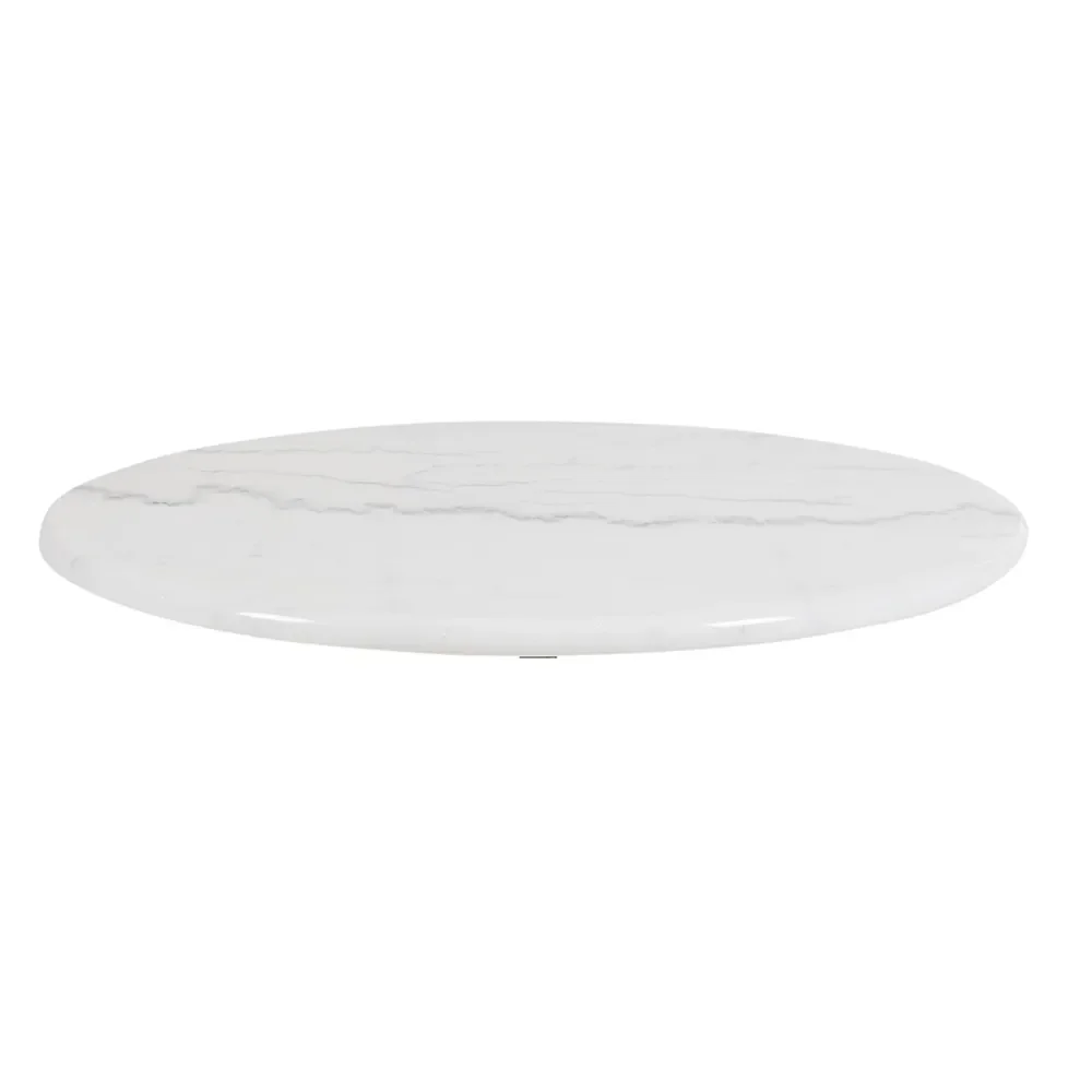 Brafab, Loire Marmor-Tischplatte 60 cm weiß