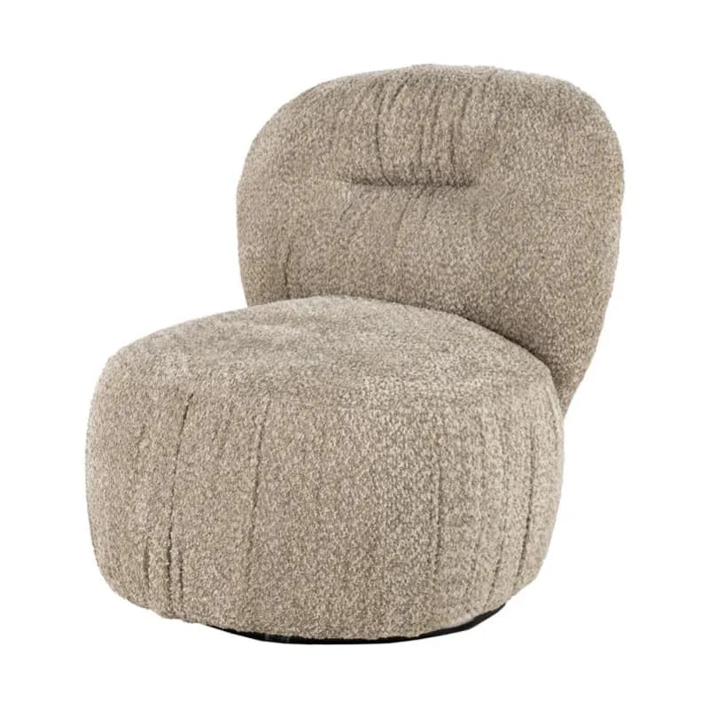 By-Boo, Roux Loungesessel 72x91x76,5 cm Polyester taupe
