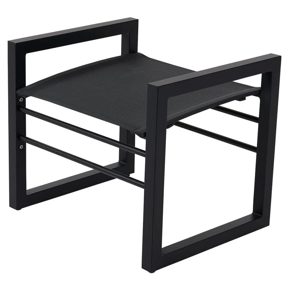 Brafab, Vevi Fußhocker schwarz/grau