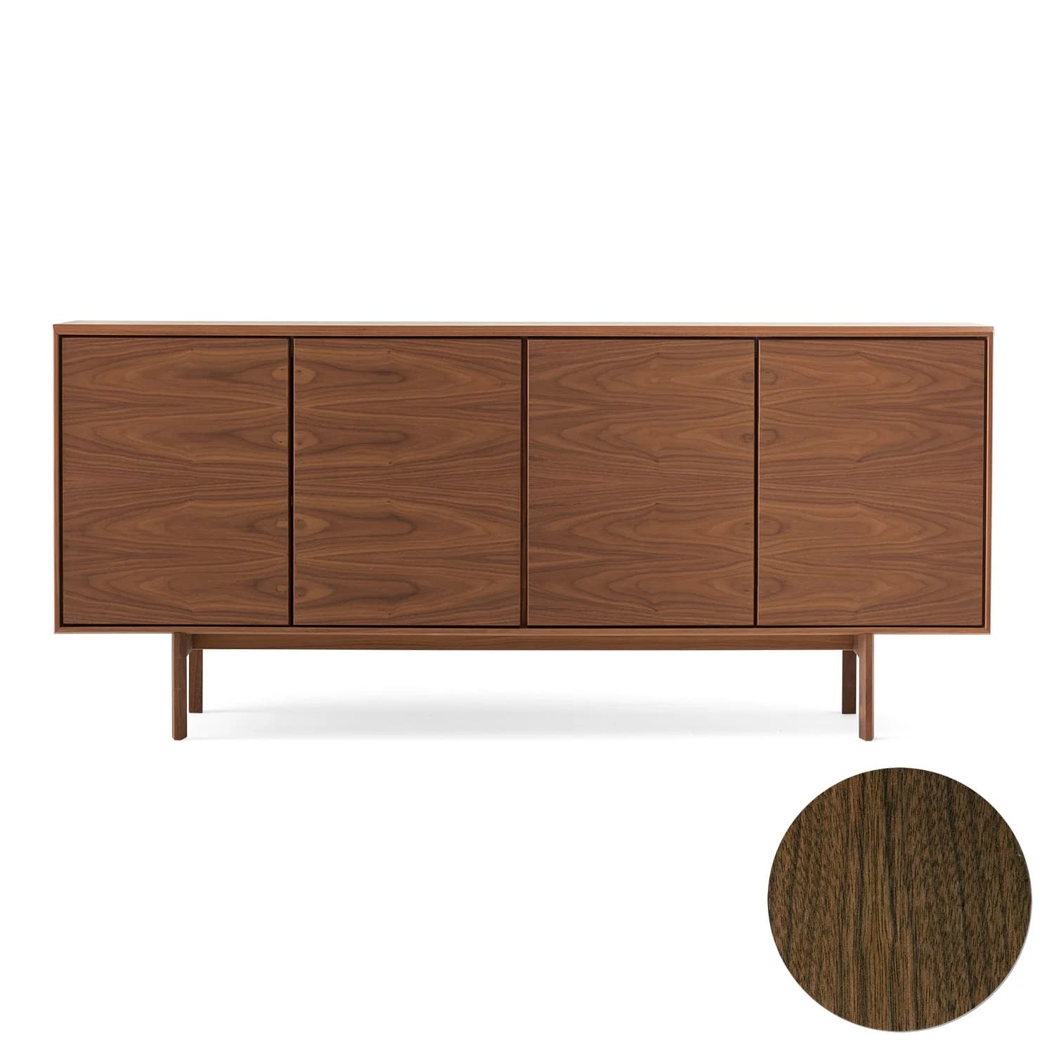 Skovby, Sm544 Anrichte Nussbaum Naturöl 190X43X85 Cm
