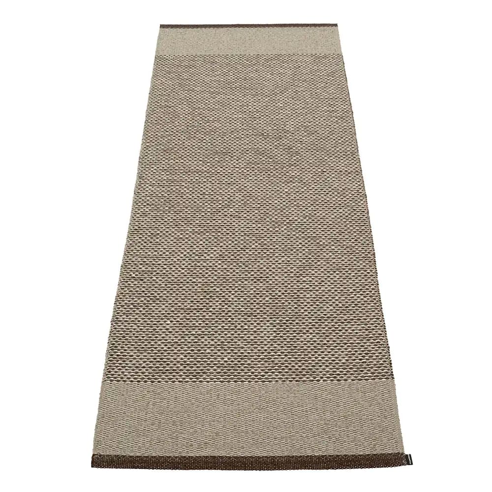 Pappelina, Edit Teppich 70x200 cm Dark Brown