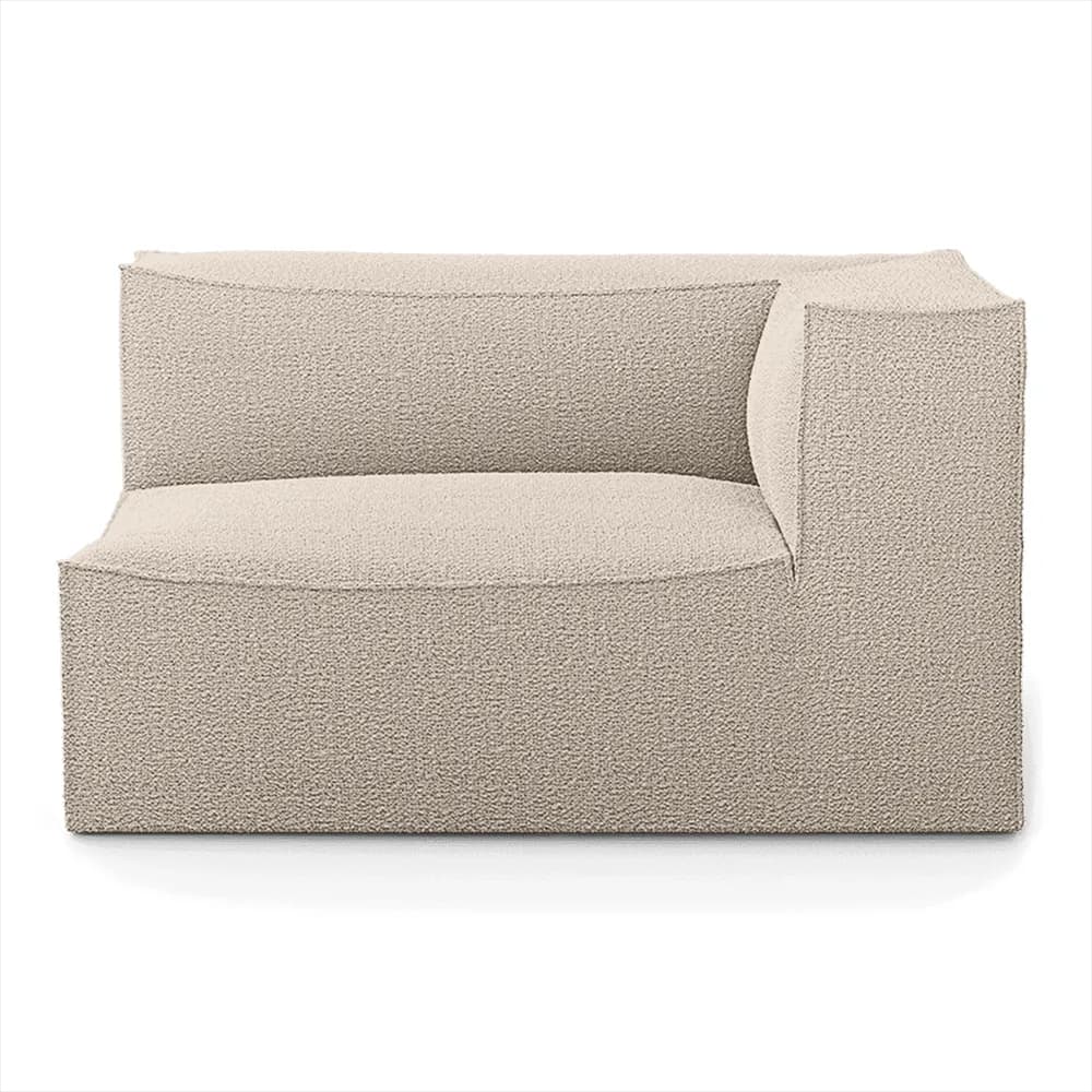 Ferm Living, Catena Sofa Armrest Right L401 - Wool Boucle - Natural