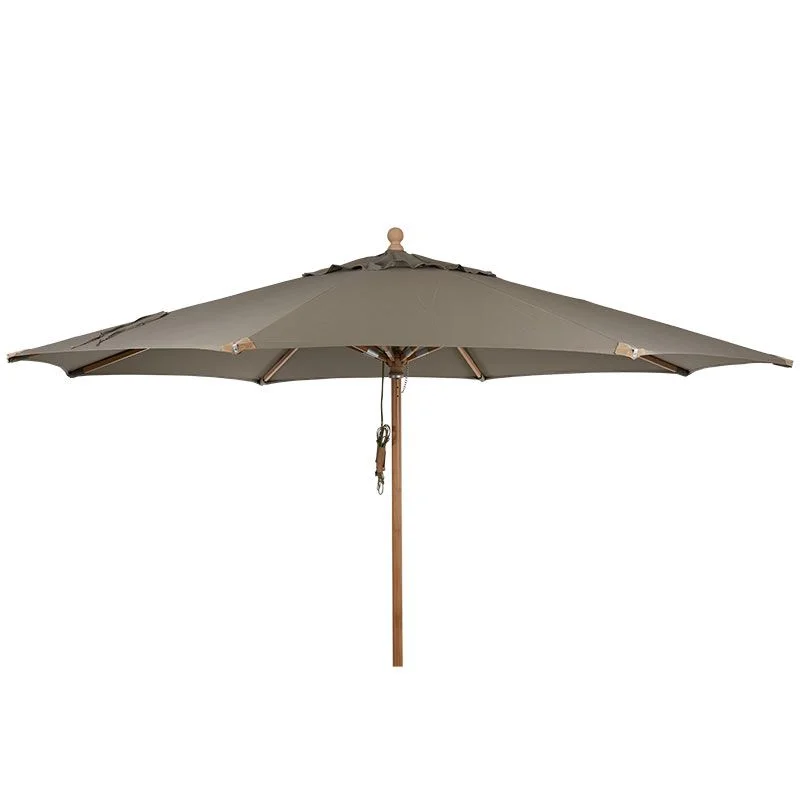 Brafab, Parma Holz Sonnenschirm 350 cm taupe