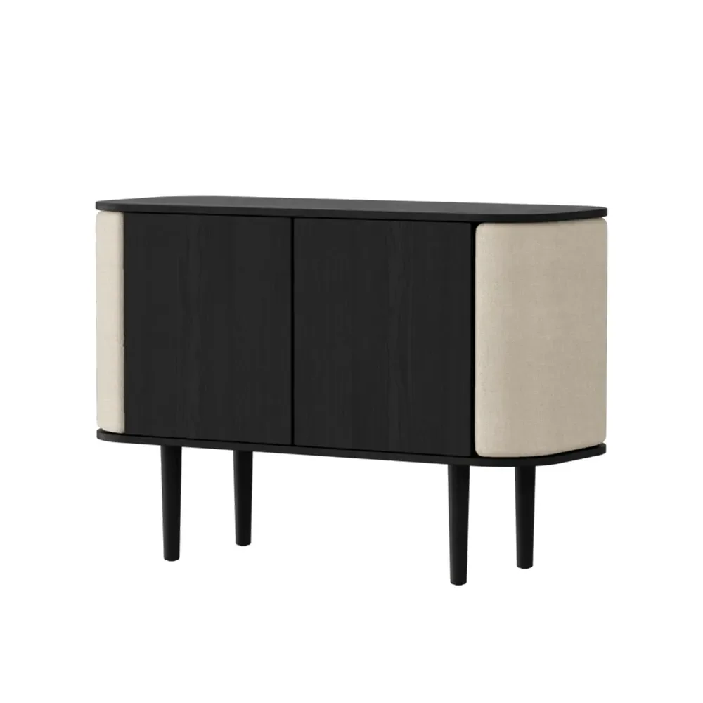 Umage, Treasures 2-türiger Schrank Schwarze Eiche/White Sands