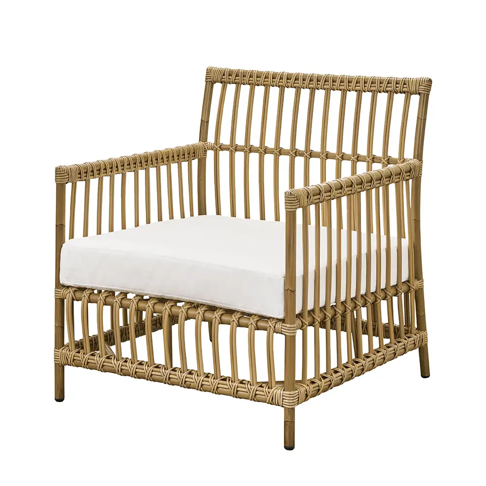 Sika Design, Caroline Sessel Kunststoff Rattan Antique
