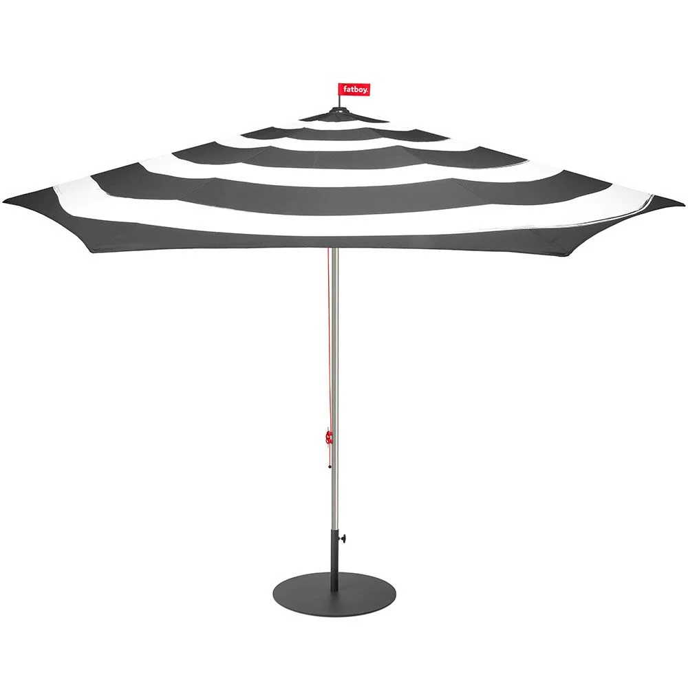 Fatboy, Stripesol Sonnenschirm 350 cm anthrazit