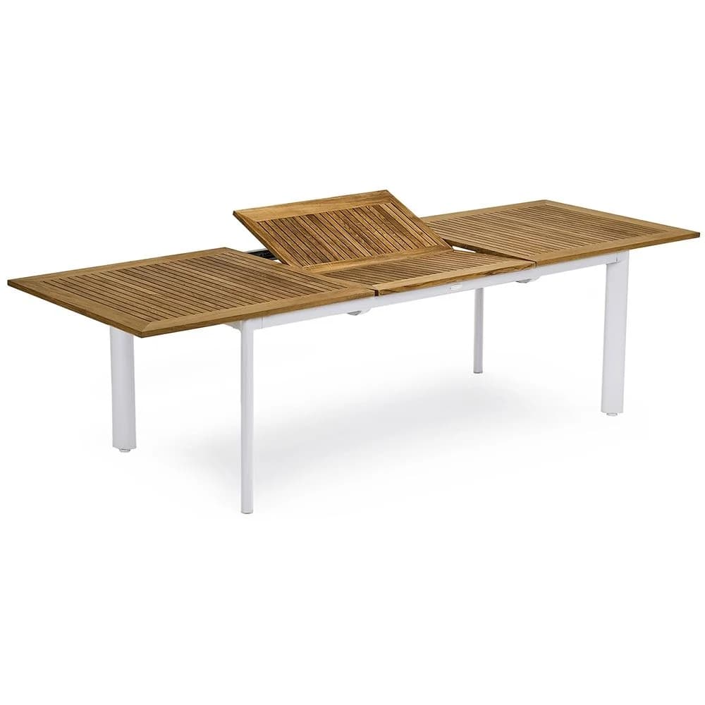 Hillerstorp, Nydala Esstisch 96X200-280 Cm Weiß/Teak