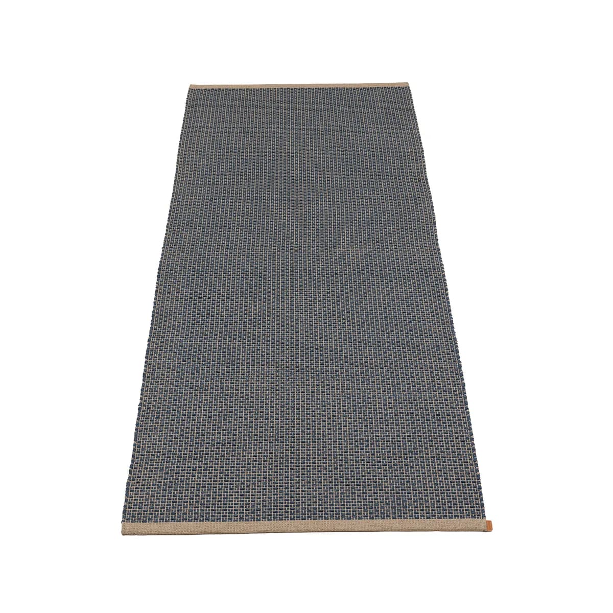 Pappelina, Waschbarer Kunststoffteppich NILS Ocean Blue 70x240 cm