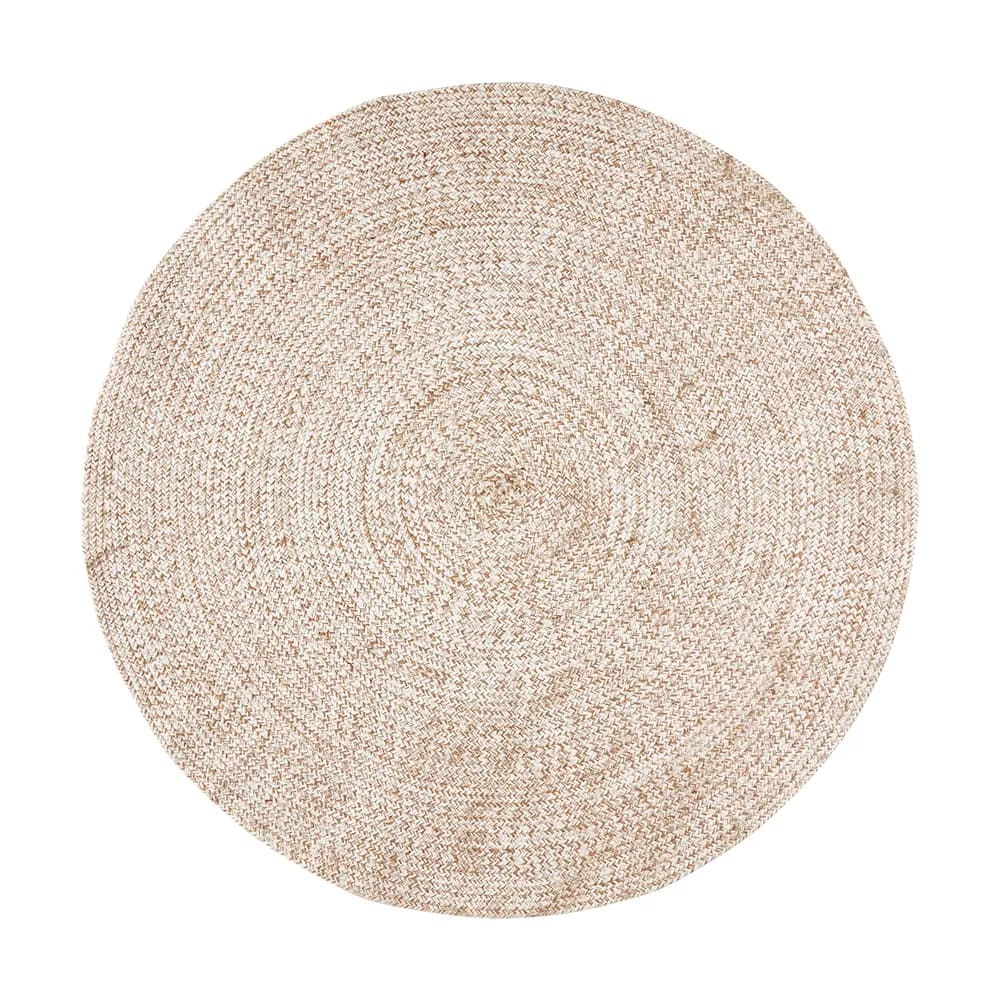Affari of Sweden, JUNI Matte natur/weiß Ø150 cm
