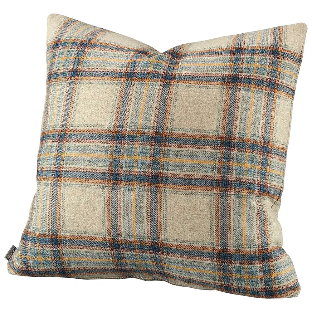 Artwood, Glensdale Check Denim Kissenbezug 60x60 cm