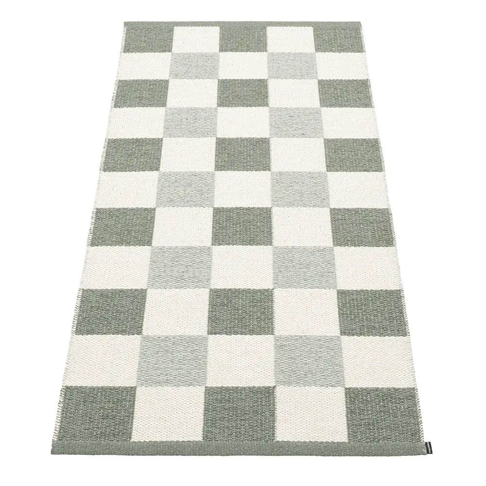 Pappelina, Pix Teppich 70x160 cm Army/Vanilla/Sage