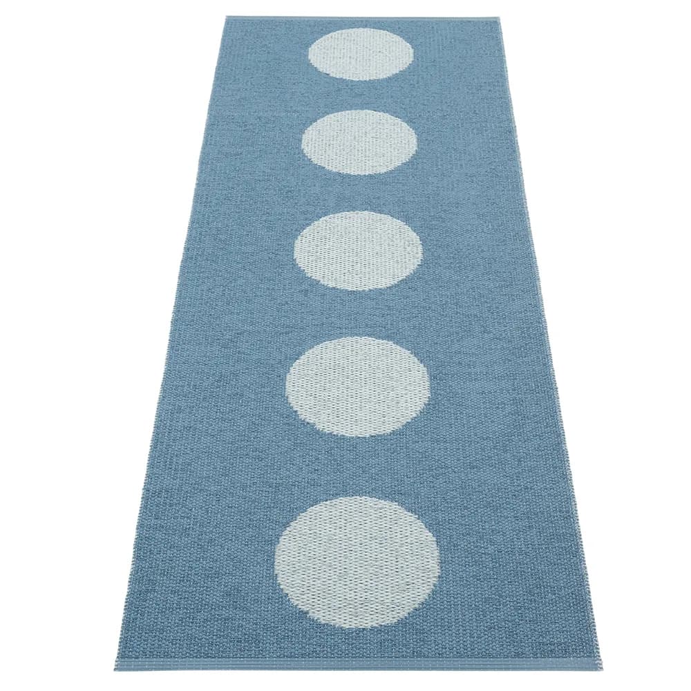 Pappelina, Vera Pop teppich River Blue/Blue Fog 70 x 200cm