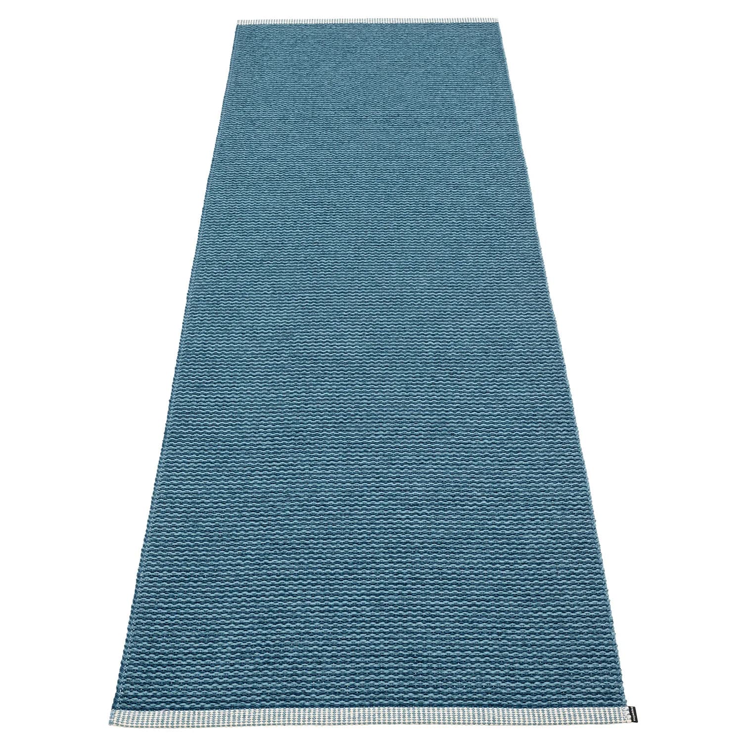 Pappelina, Mono Teppich 70x200 cm ocean blue / dove blue