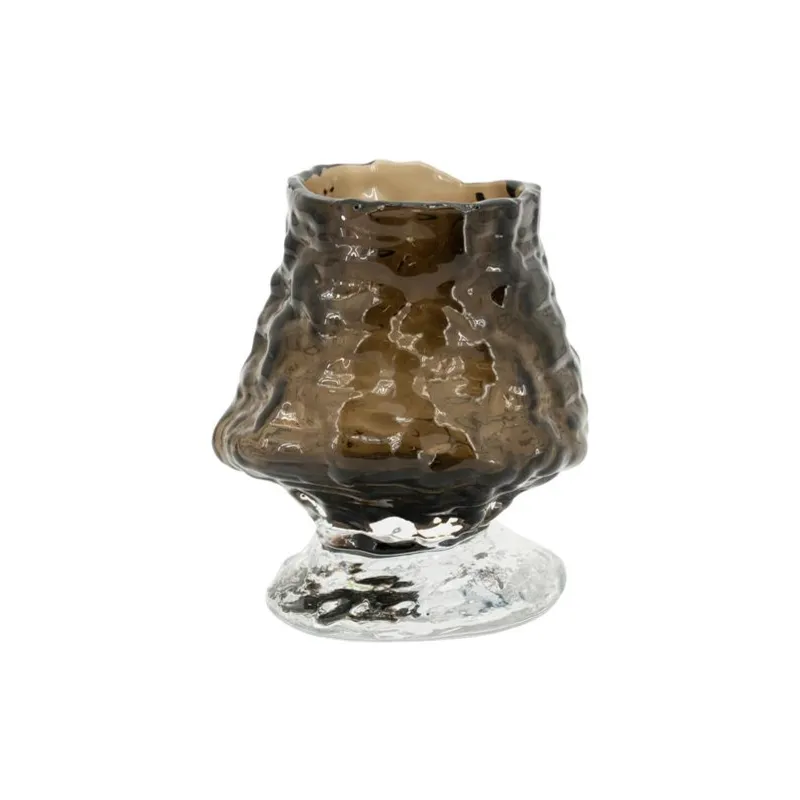 By-Boo, Melte small 14,5x14,5x15,5 cm Glas Braun