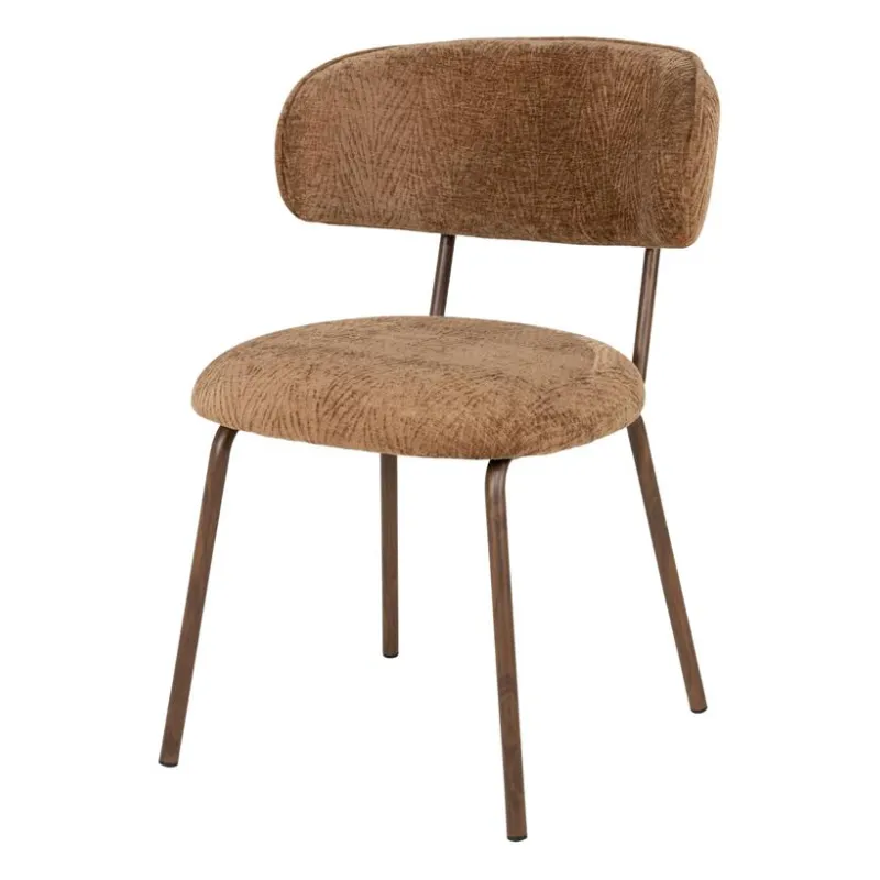 By-Boo, Timberline 54x63,5x80 cm Metall, Schaumstoff & Stoff Braun