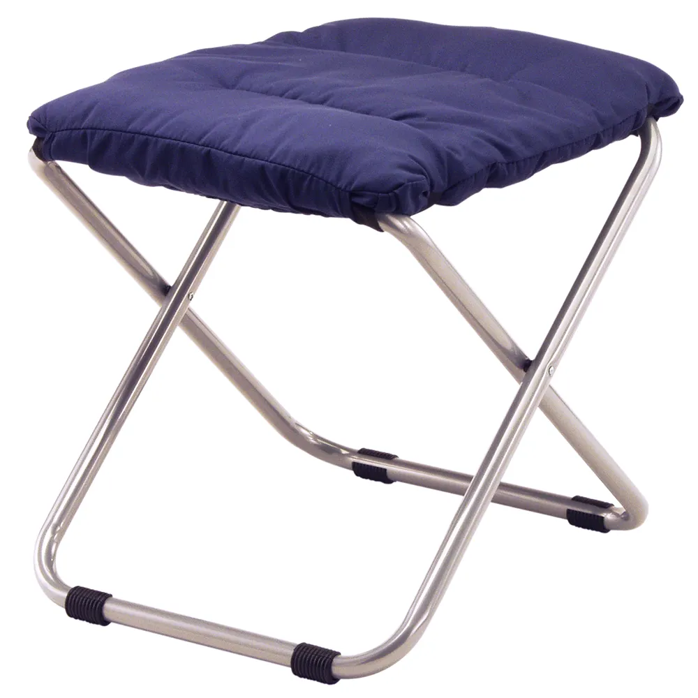 Fiam, Chico soft Fußhocker navy aluminium