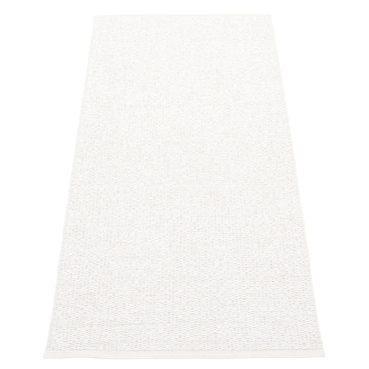 Pappelina, Svea Teppich 70x160 cm white metallic / white