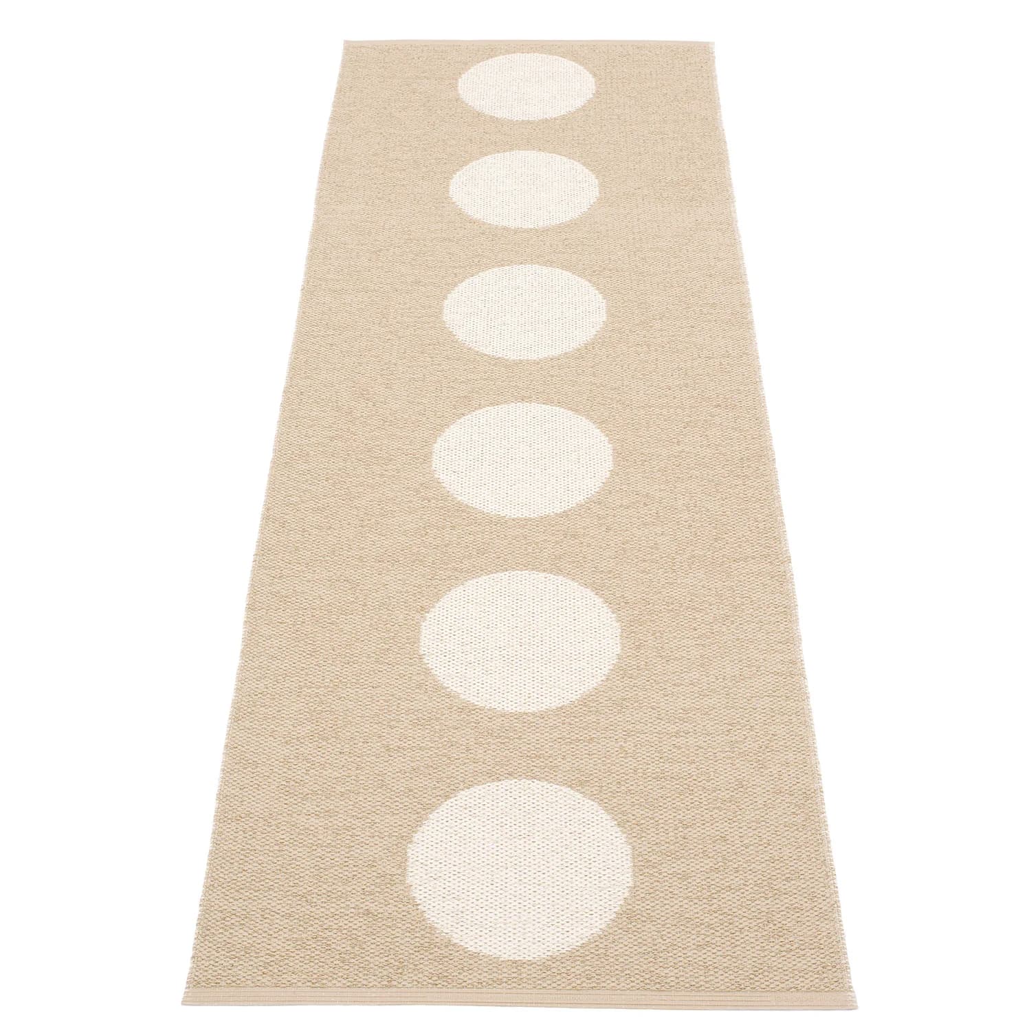 Pappelina, Vera Teppich 70x225 cm beige / vanilla