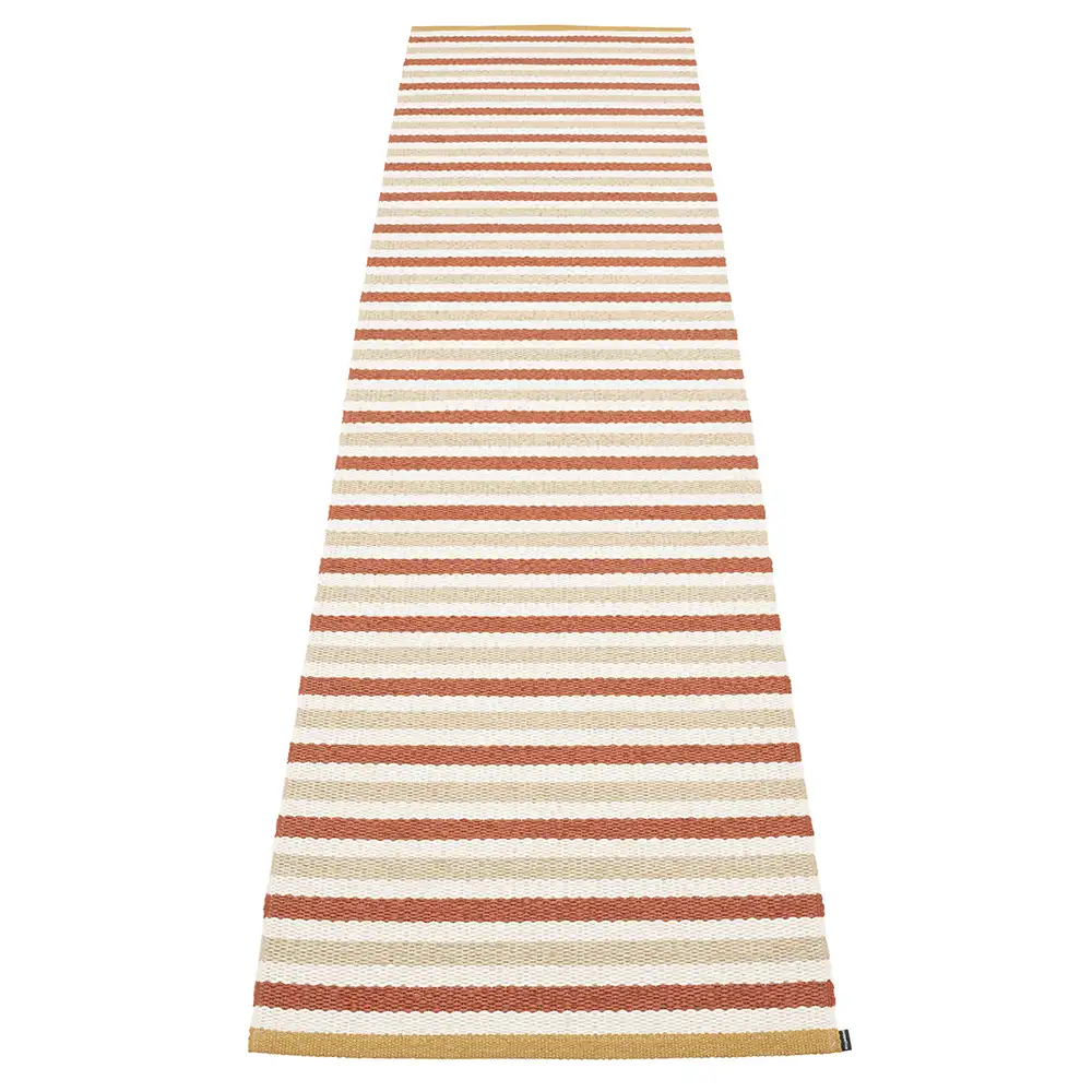 Pappelina, Teo Teppich 70x300 cm Brick/Beige/Vanilla
