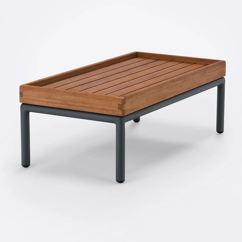 Houe, Level Couchtisch 41x81 cm Grau Aluminium