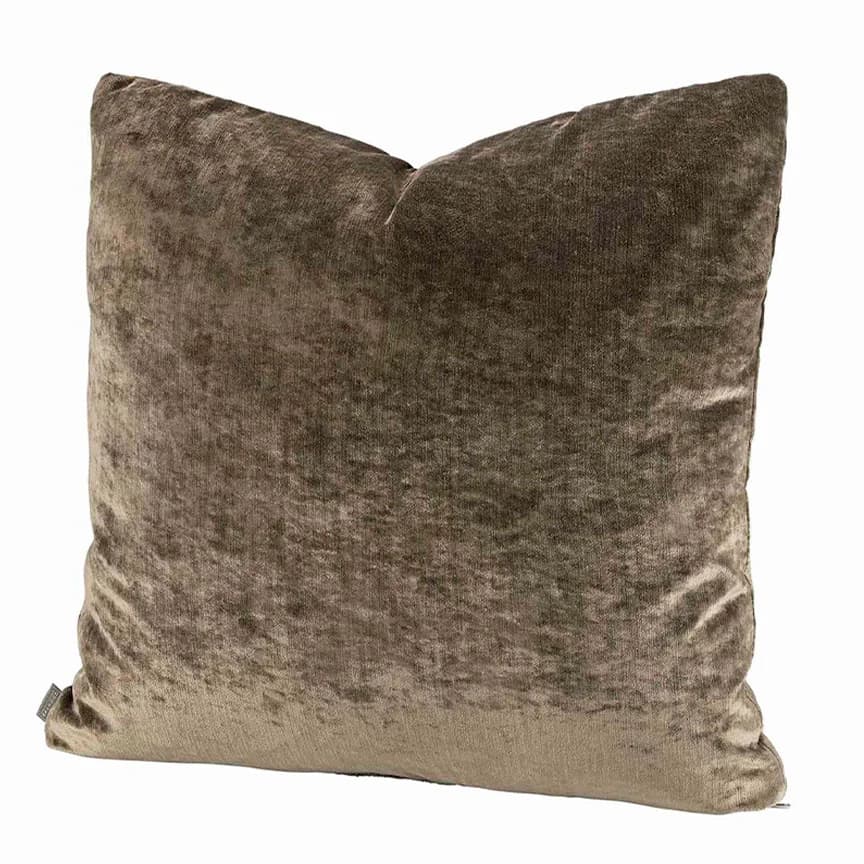 Artwood, Garda Velvet Taupe Plain Kissenbezug 60X60