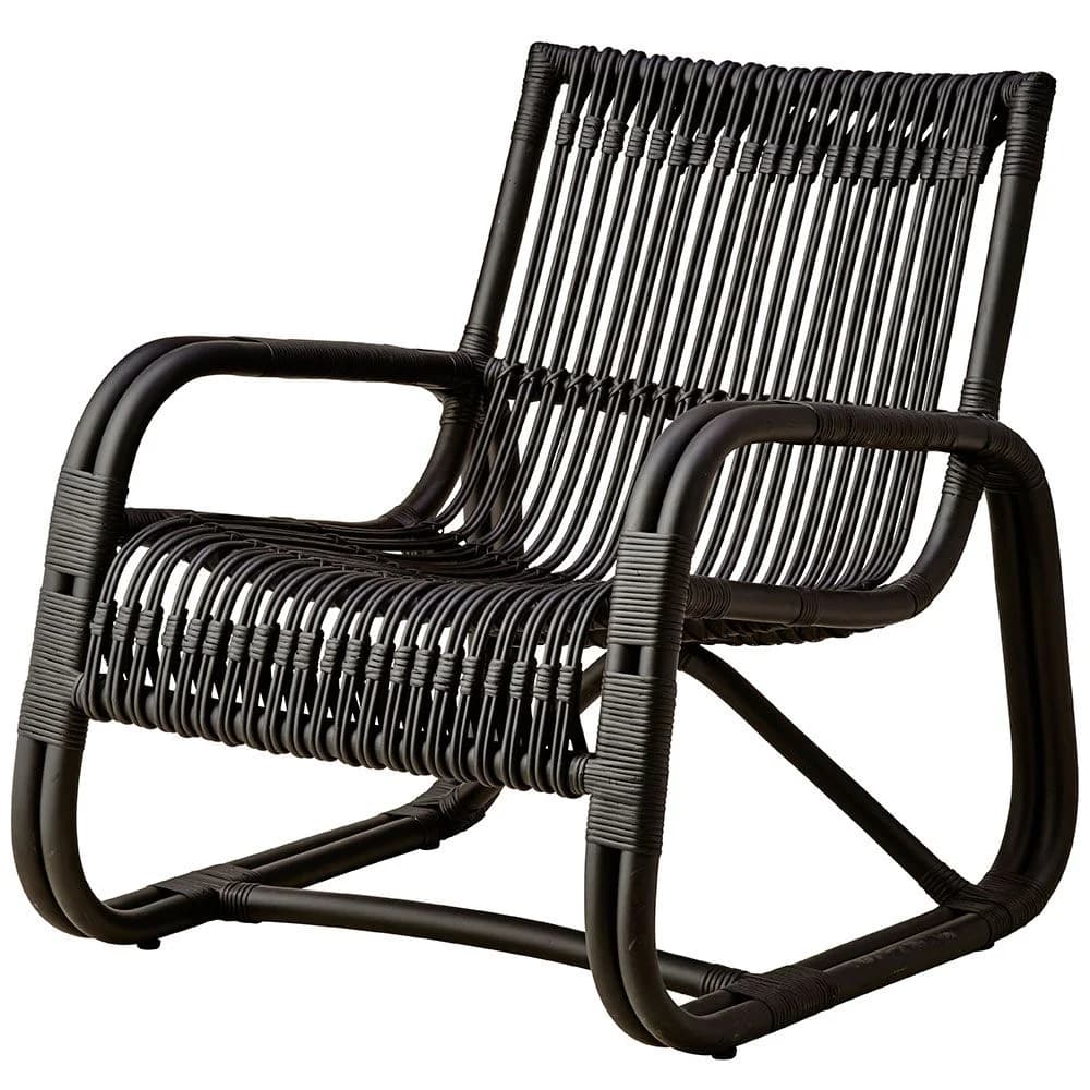 Cane-line, Curve Lounge Sessel Schwarz