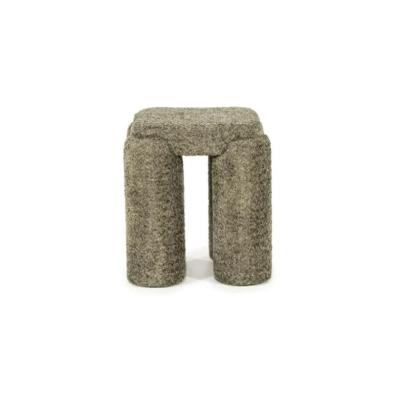 By-Boo, Stool Omla - green 42,5x42,5x47 cm