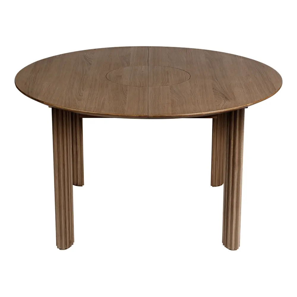Umage, Comfort Circle Esstisch mit Verlängerung 132-202x132 Dark Oak