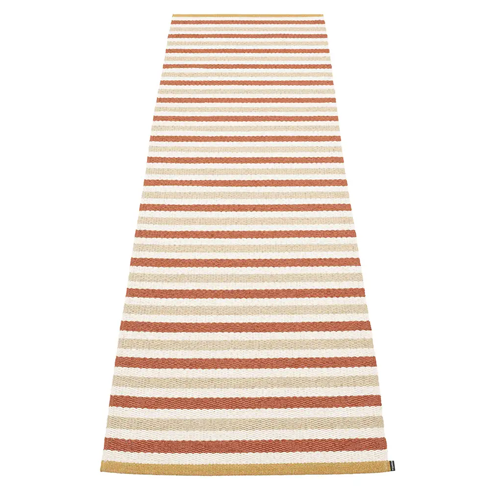 Pappelina, Teo Teppich 20x240 cm Brick/Beige/Vanilla