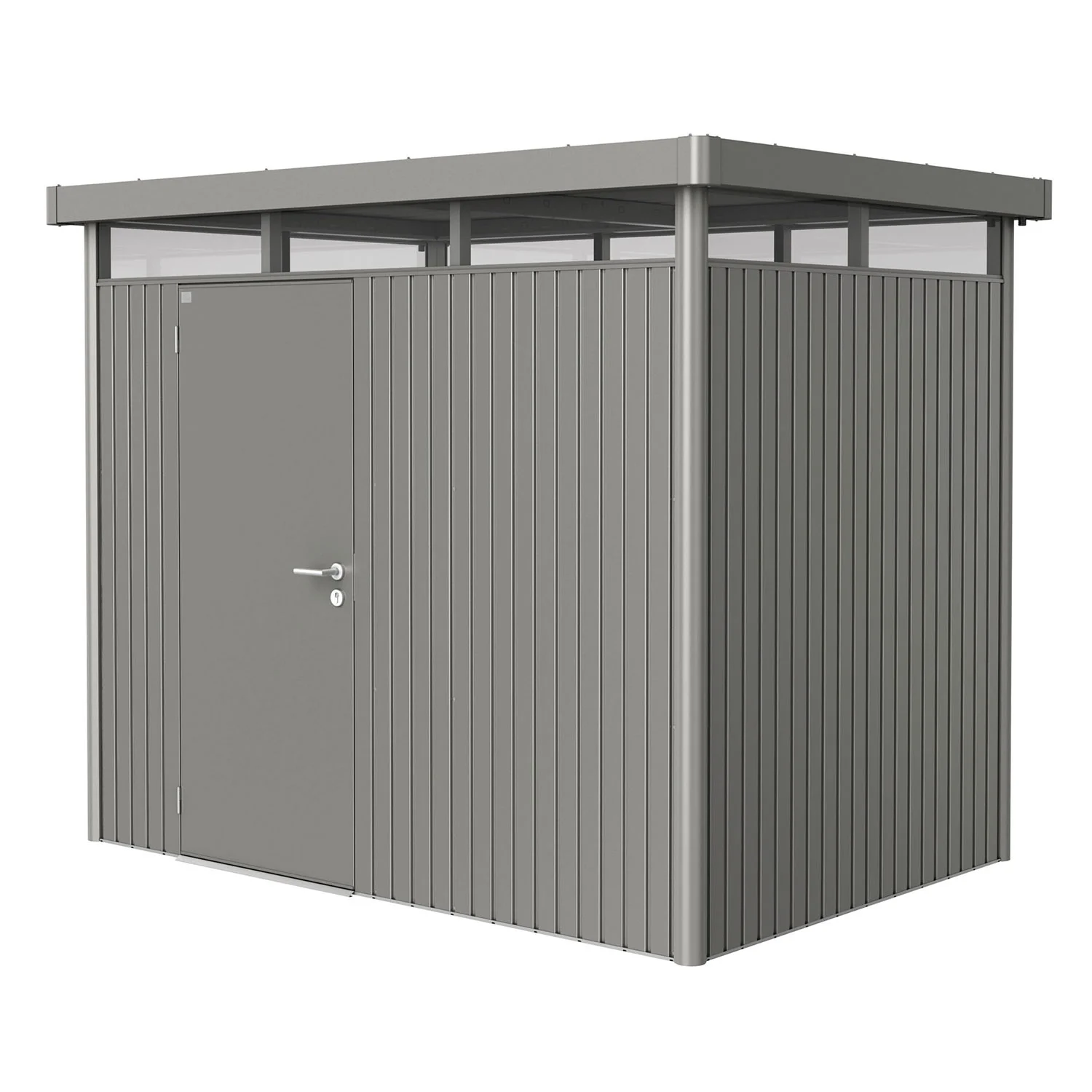 Biohort, Highline Gerätehaus Größe h2 metallisch quarz-grau Biohort