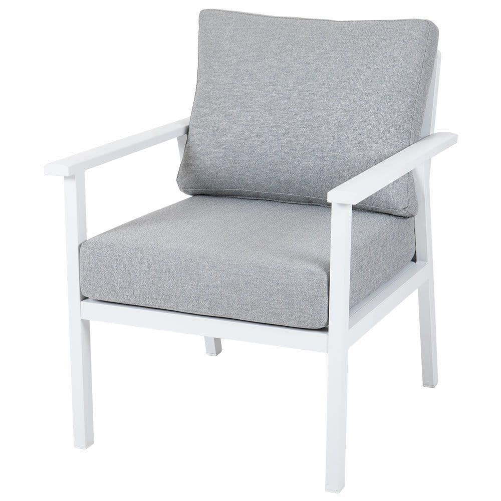 Brafab, Samvaro Sessel weiß / grau