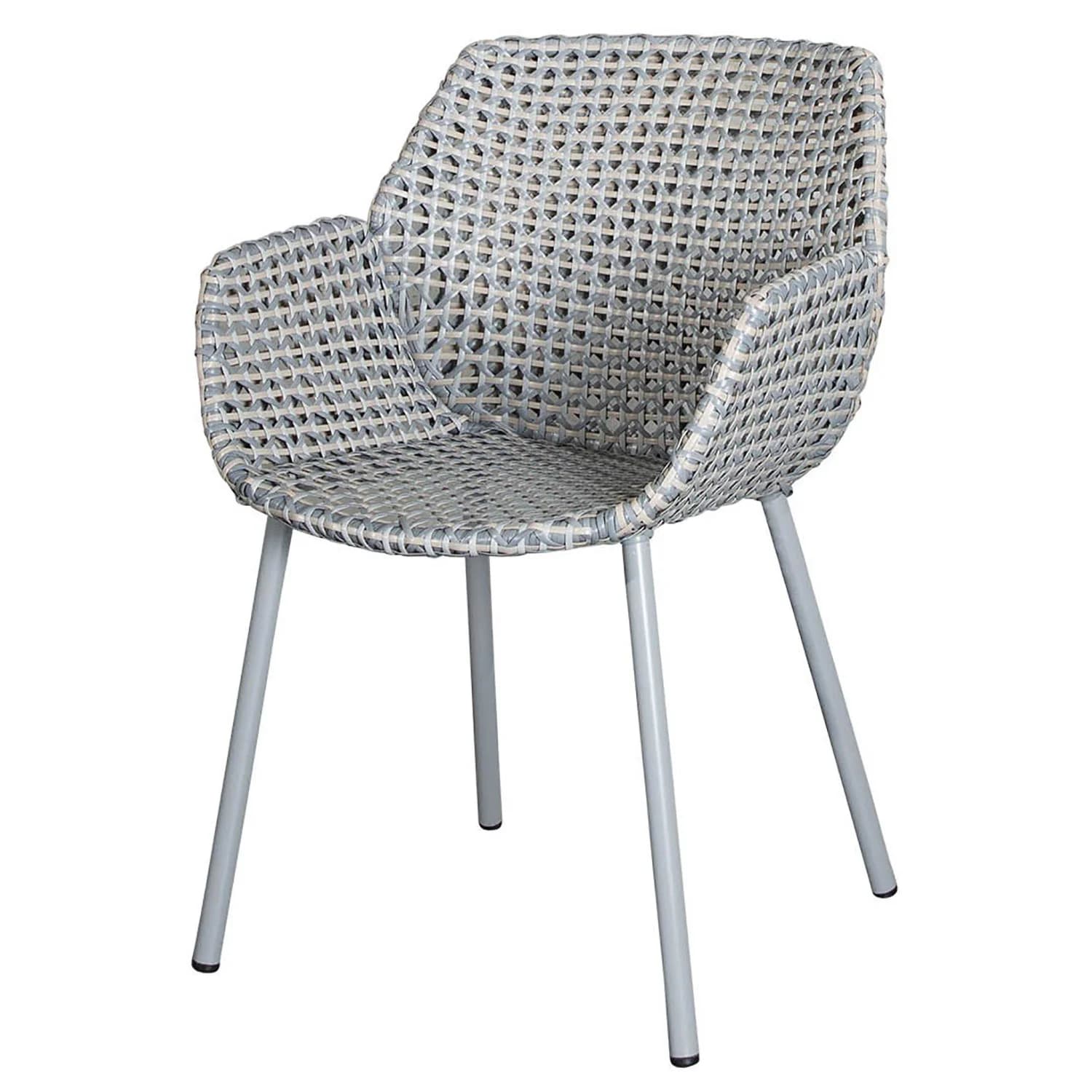 Cane-line, Vibe Esszimmerstuhl Grau/Bordeaux