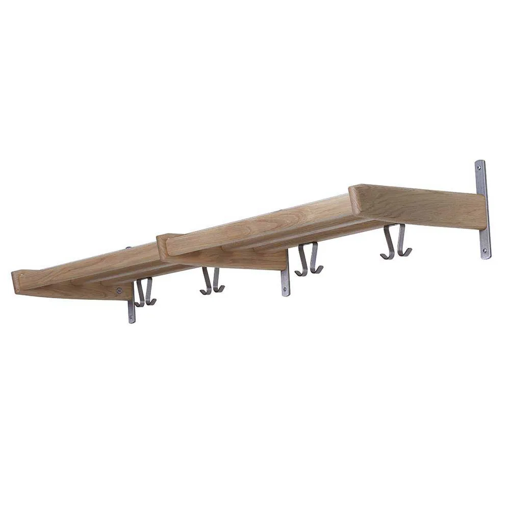 Oscarssons Möbel, Meja Hutablage 115 cm Weiß geölte Eiche