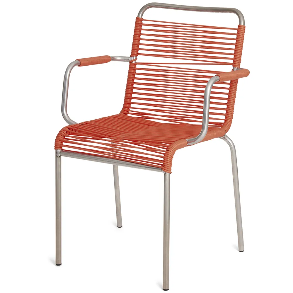 Fiam Mya Armlehnenstuhl Aluminium Orange